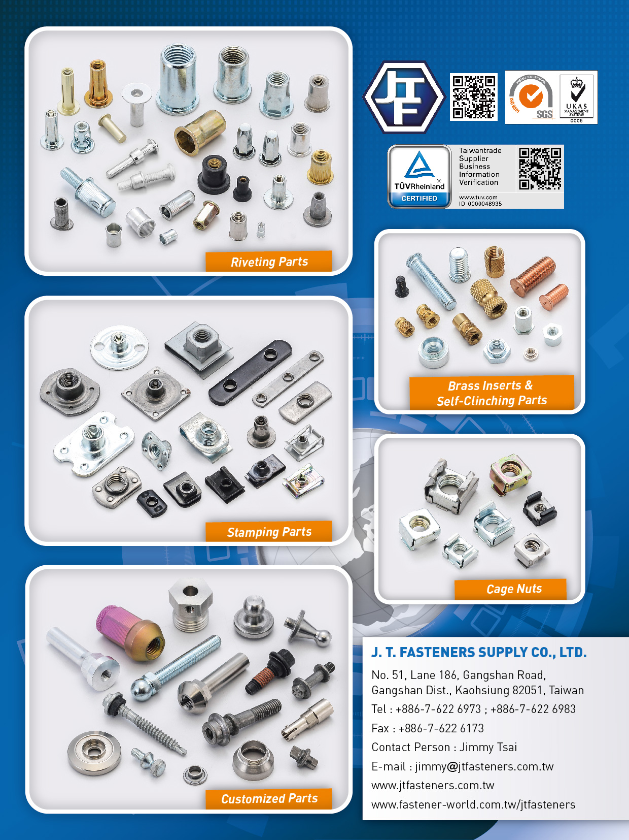 J. T. FASTENERS SUPPLY CO., LTD. _Online Catalogues
