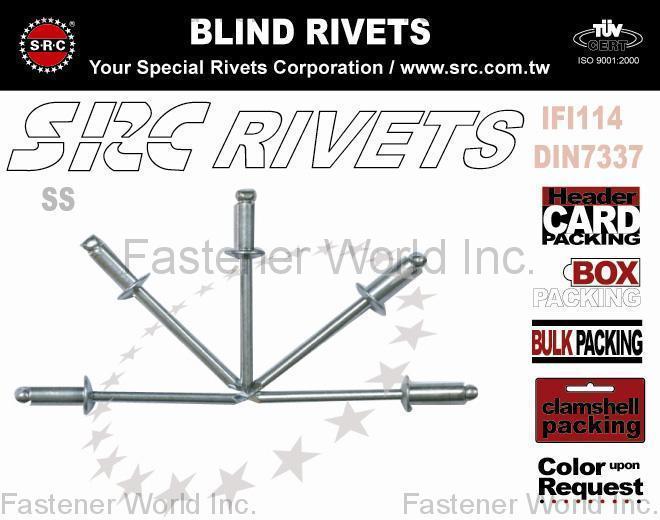 SPECIAL RIVETS CORP. (SRC) , BLIND RIVETS , Blind Rivets