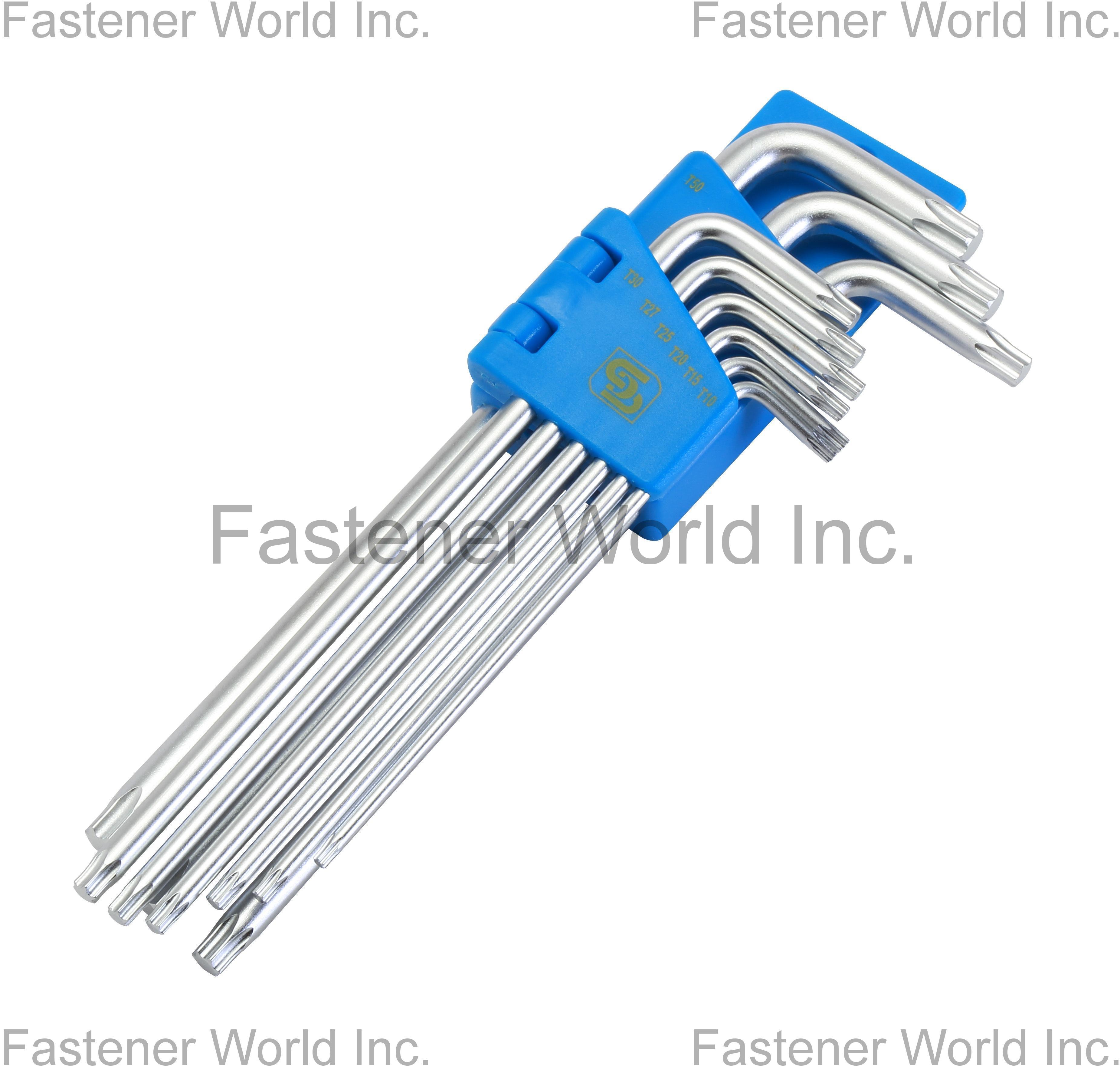 SHUN DEN IRON WORKS CO., LTD.  , TORX HEX KEY WRENCH WITH EXTRA LONG ARM , Hex-key Wrenches