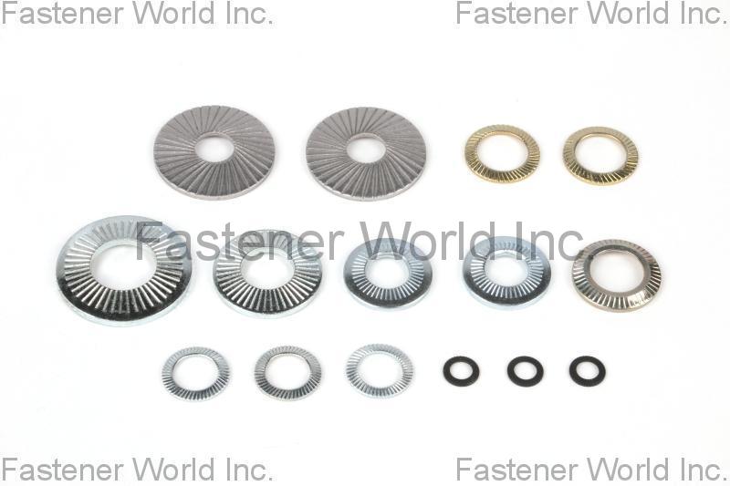 LIAN CHUAN SHING INTERNATIONAL CO., LTD. , Serrated Safety Washer & Contact Washer , Toothed Washers