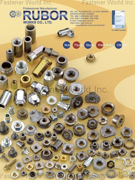RUBOR WORKS CO., LTD.  , Nuts / Pipes / Stud / Weld Bolts / Others , All Kinds Of Nuts