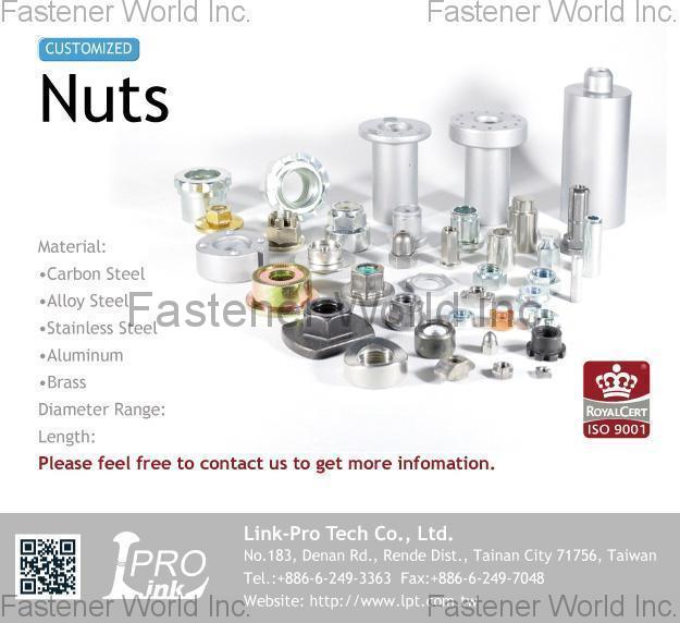 LINK-PRO TECH , Nuts , Automotive Parts