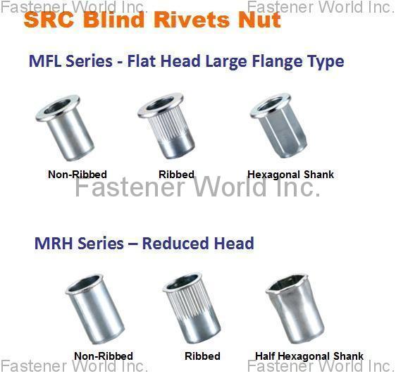 SPECIAL RIVETS CORP. (SRC) , Blind Rivet Nuts , Blind Nuts / Rivet Nuts
