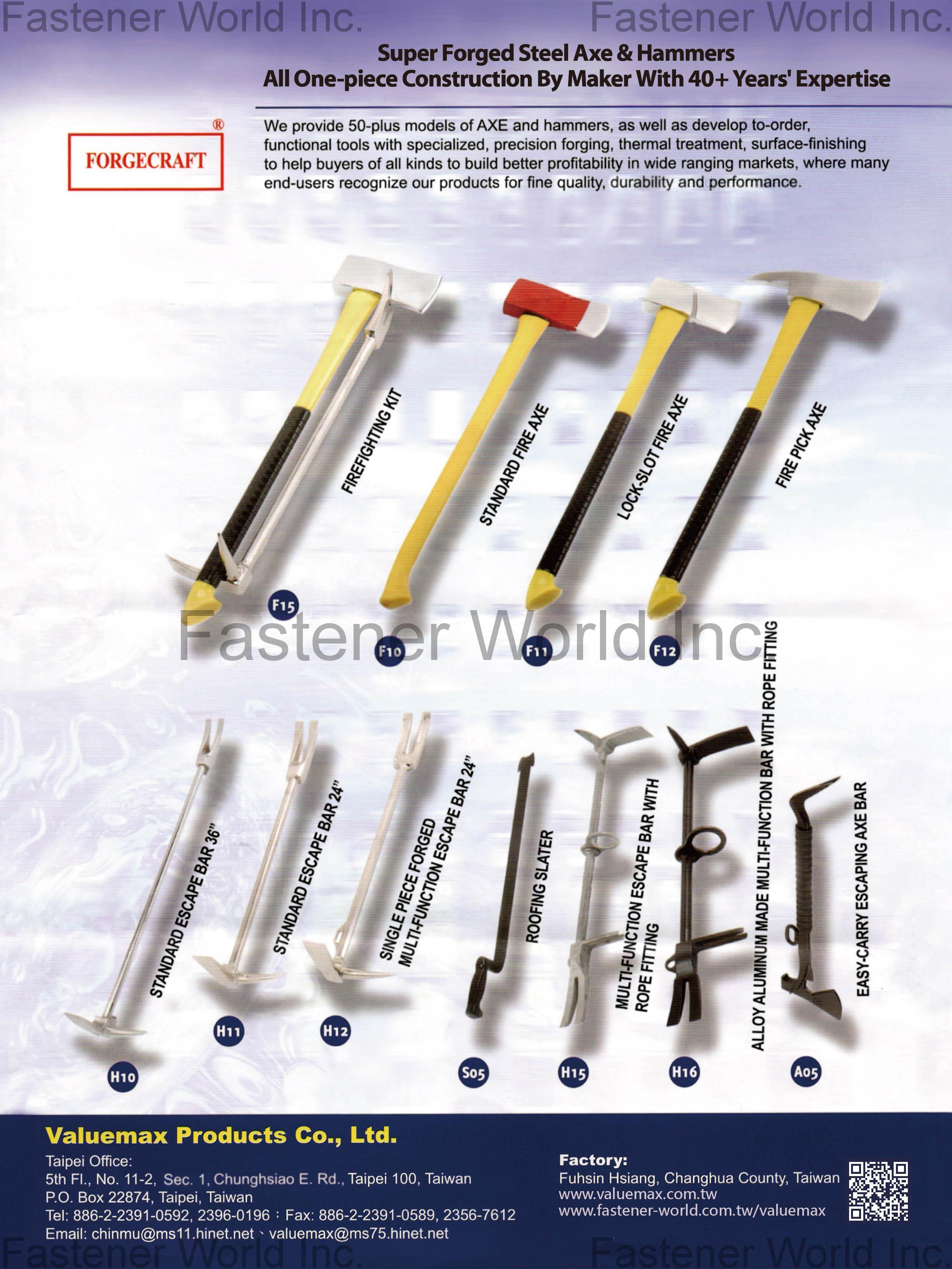 VALUEMAX PRODUCTS, CO., LTD. (CHINA MU IRON) , Steel Axe & Hammers , Hammers