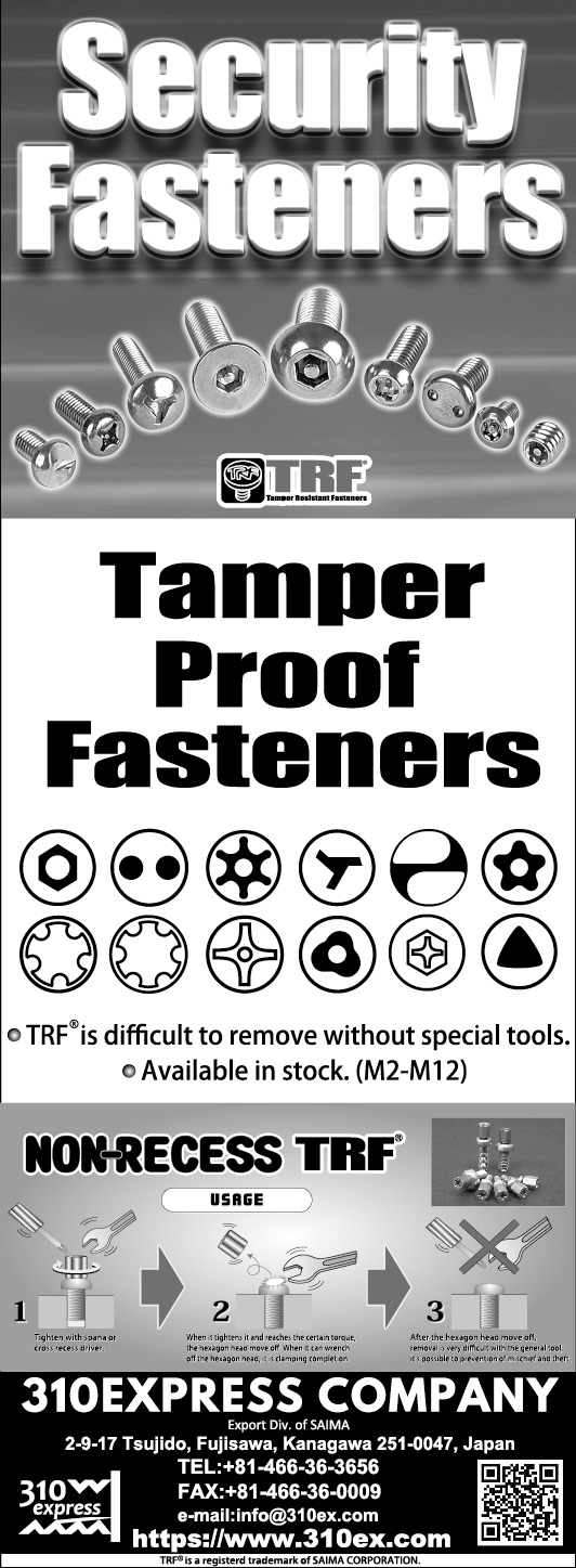Tamper-proof Bolts