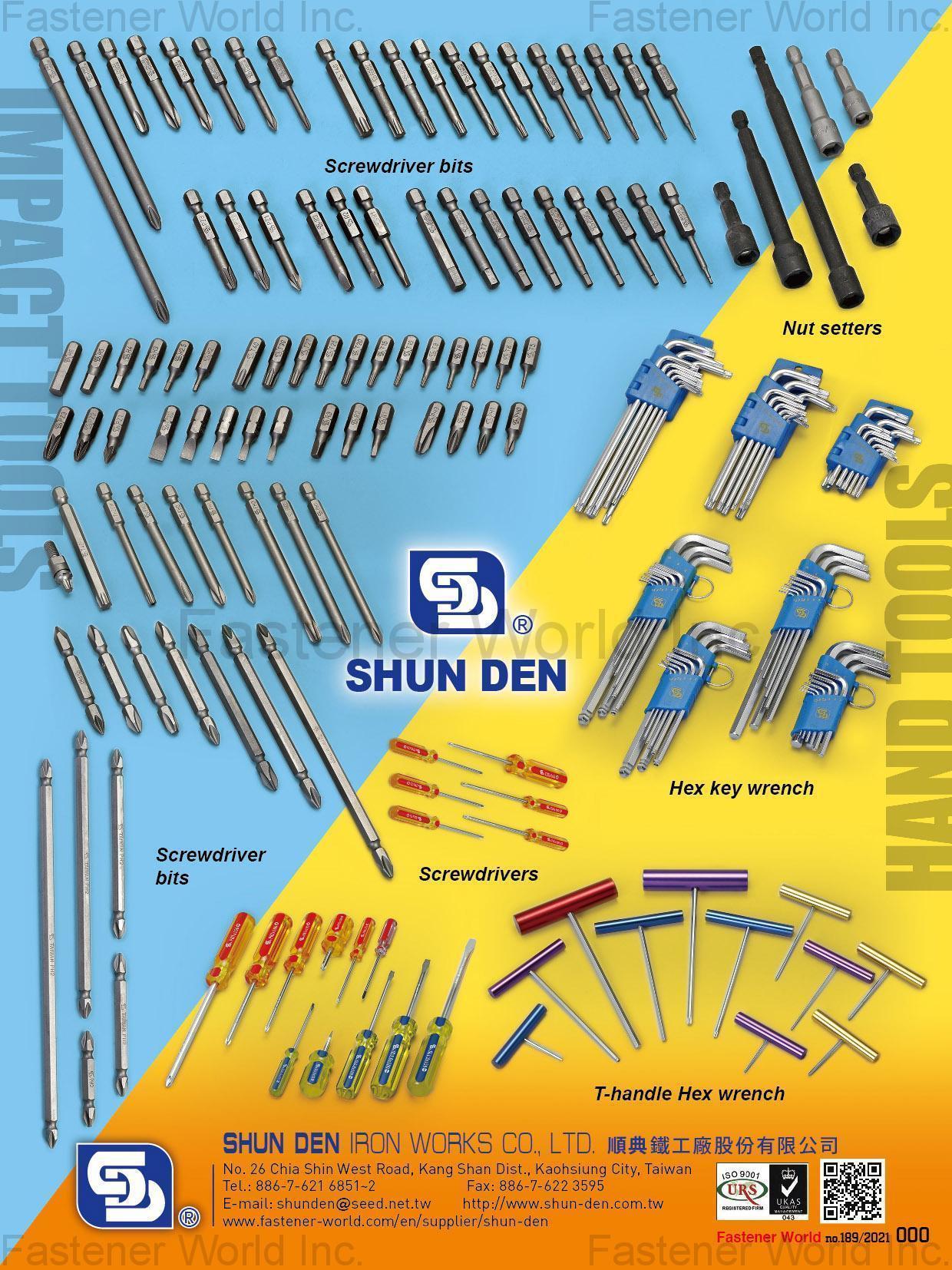 ALISHAN INTERNATIONAL GROUP CO., LTD. , Screwdriver bits, Nut setters, Screwdrivers, Hex Key Wrench, T-handle Hex Wrench
