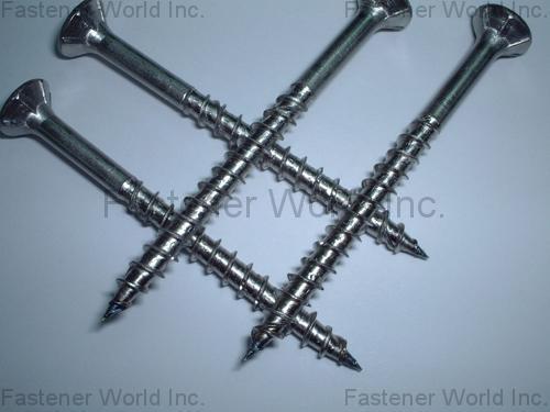 FALCON FASTENER CO., LTD.  , Wood screw (dual-spiral) , Wood Screws