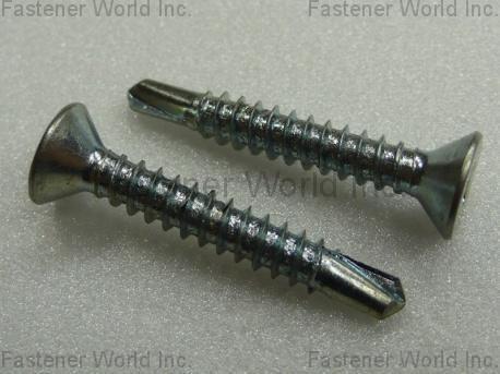 SHUENN CHANG FA ENTERPRISE CO., LTD.  , Flat Head Self-drilling Screw , Self-drilling Screws