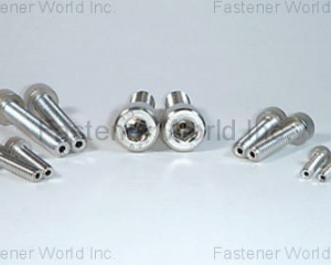hex socket cap screw with center hole