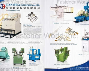 2 Spindles Tapping Machine, 4 Spindles Machine, 2 Spindles Special Nut Tapper, 2 Spindles Reversible Tapping Machine(JIAN HWA ENTERPRISE CO., LTD.)