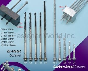 Bi-Metal Screws, Carbon Steel Screws(SUN THROUGH INDUSTRIAL CO., LTD.)