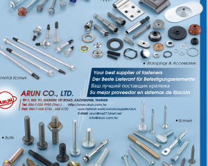 Roofing Screw, Collated Screw, Stamping & Accessories, Bi-Meta Screws, Screws, Bolts, Nuts, Sems & Micro(ARUN CO., LTD. )