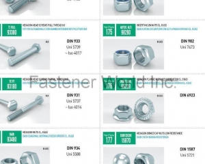 Nuts, Washers, Bolts, Threaded Rods(AMBROVIT S.P.A.)