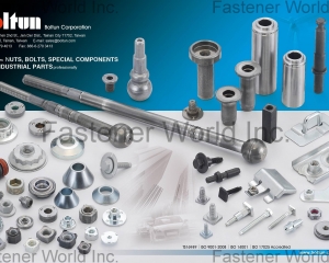Welding Nuts,Rivet Nuts,Clinch Nuts,Locking Nuts,Nylon Insert Nuts,Conical Washer Nuts,T-Nuts,CNC Machining Parts,Stamping Parts,Bushed & Sleeves,Assembly Components,Special Parts,HEX. Bolt & Screw,Flange Bolt,Socket,Sems,Screw With Welding Projection,Screw With Welding Ring & Points,Clinch Bolt,T C Bolt,Special Pin,Wheel Bolt,Rail Bolt,Rail Bolts Construction Fasteners: Nuts, Screws & Washers,Wind Turbine Fasteners Kits: Nuts, Bolts & Washers Truck Wheel Bolts,Bolts & Nuts & Components,Motorcycle parts,Nylon rings & special washer,Expansion Bolt(BOLTUN CORPORATION )