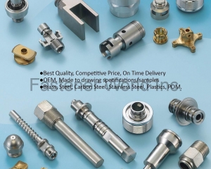 Precision Machined Parts, Brass, Stainless Steel, Steel, Carbon Steel, Aluminum, Zinc, Plastics, PoM. OEM/ODM orders are welcome. (CHANG LI TAI CO., LTD.)