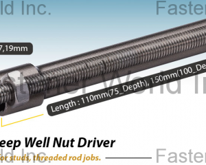 Cr-V Deep Well Nut Driver(MENG RUI CO., LTD.)