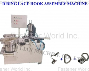 D Ring Lace Hook Assembly Machine for footwear