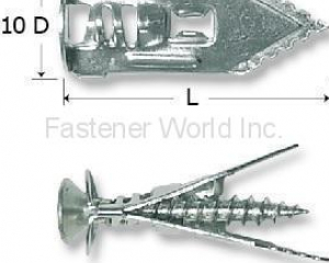 NO.815 PLASTER BOARD HAMMER STEEL ANCHOR(HWALLY PRODUCTS CO., LTD. )