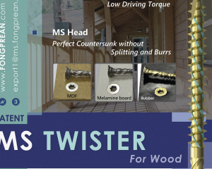 MS Twister Patent for Soft Wood(FONG PREAN INDUSTRIAL CO., LTD.)