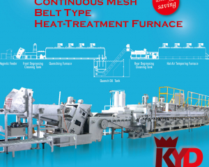 Continuous Mesh Belt Type Heat Treating Furnace(KING YUAN DAR METAL ENTERPRISE CO., LTD.)