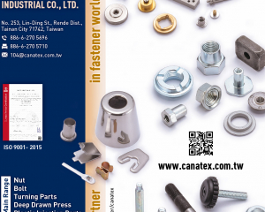 Nut, Bolt, Turning Parts, Deep Drawn Press, Plastic Injection Parts(CANATEX INDUSTRIAL CO., LTD.)