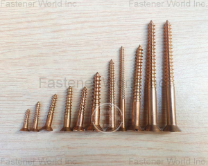 Silicon Bronze Wood Screws Slotted Flat Head (Chongqing Yushung Non-Ferrous Metals Co., Ltd.)
