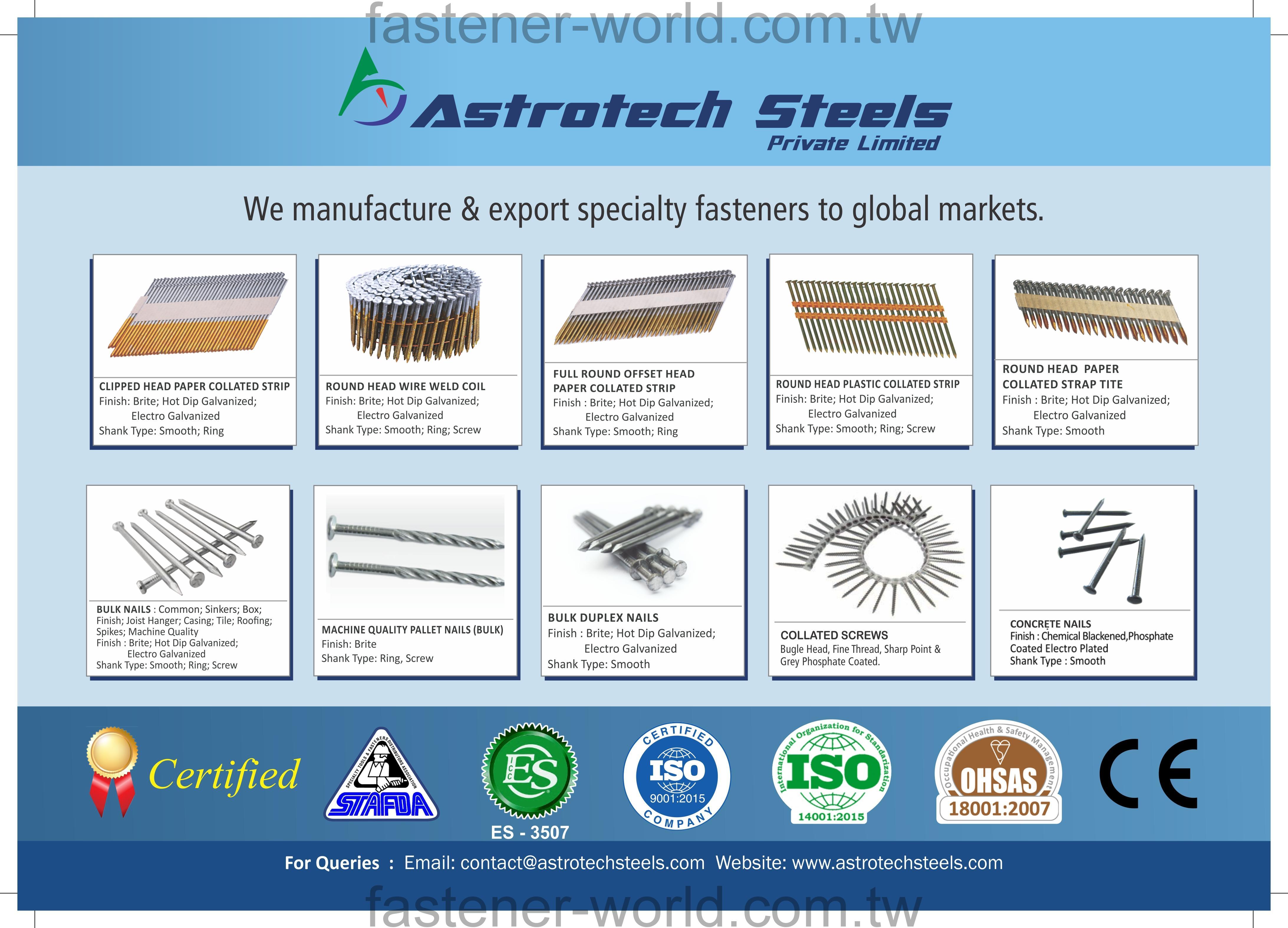 ASTROTECH STEELS PRIVATE LIMITED Online Catalogues