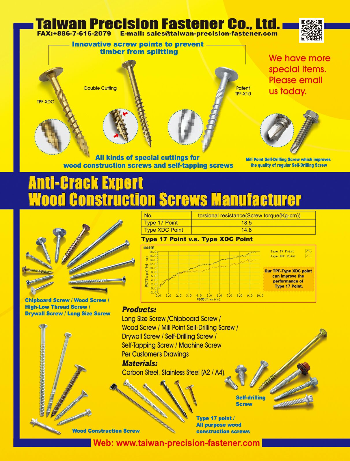 TAIWAN PRECISION FASTENER COMPANY LIMITED_Online Catalogues