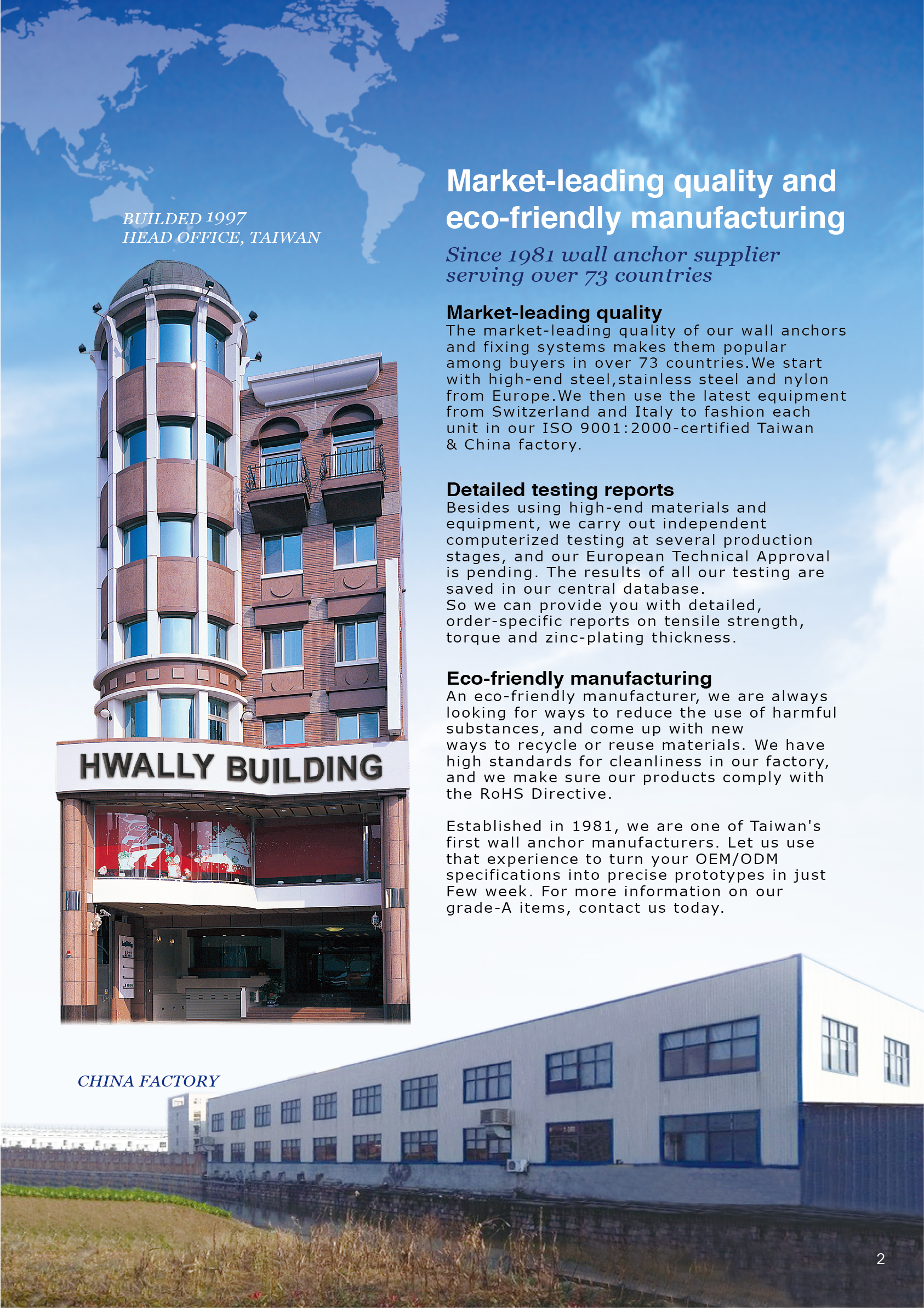 HWALLY PRODUCTS CO., LTD. _Online Catalogues