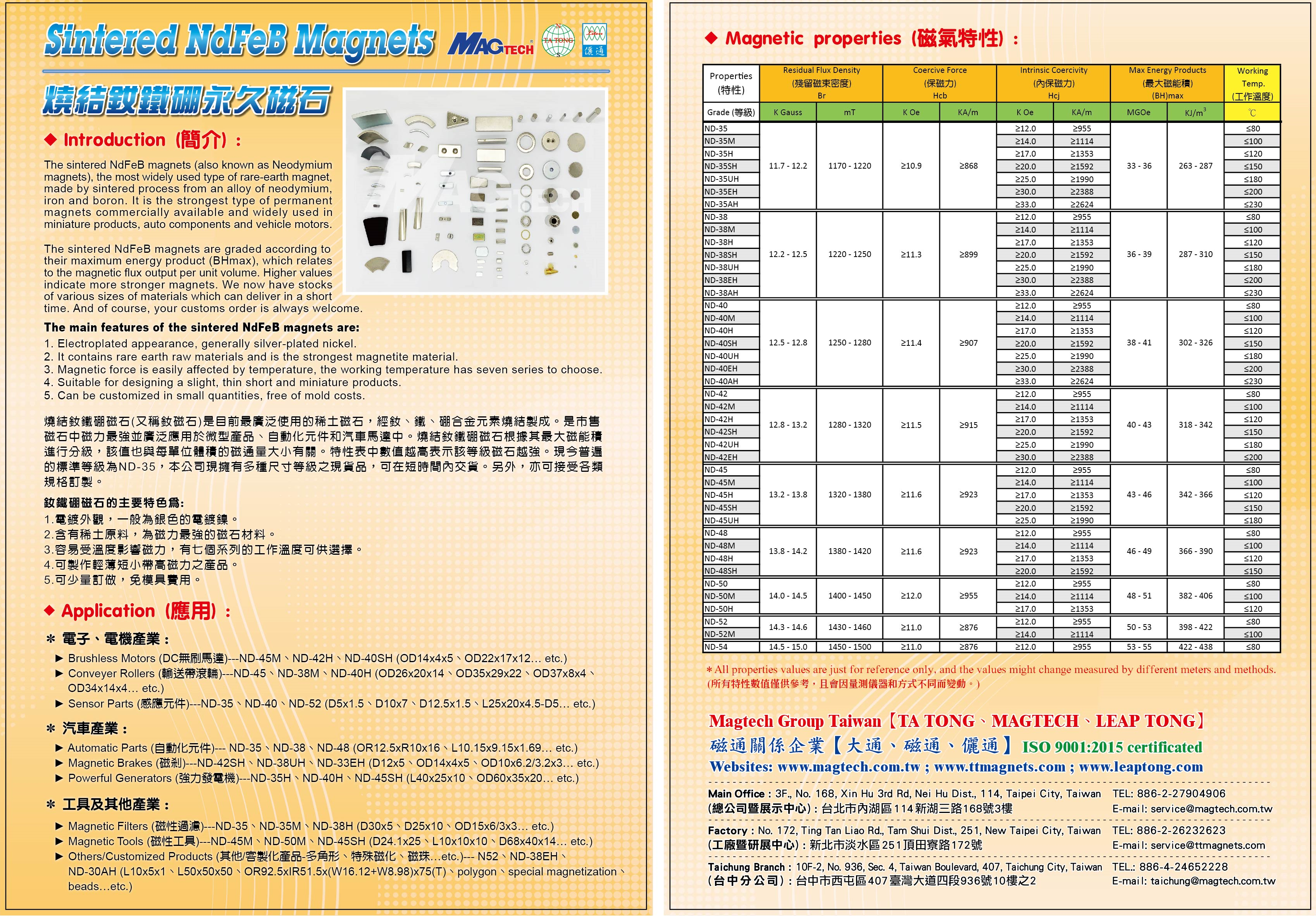 MAGTECH MAGNETIC PRODUCTS CORP. (LEAP TONG)_Online Catalogues