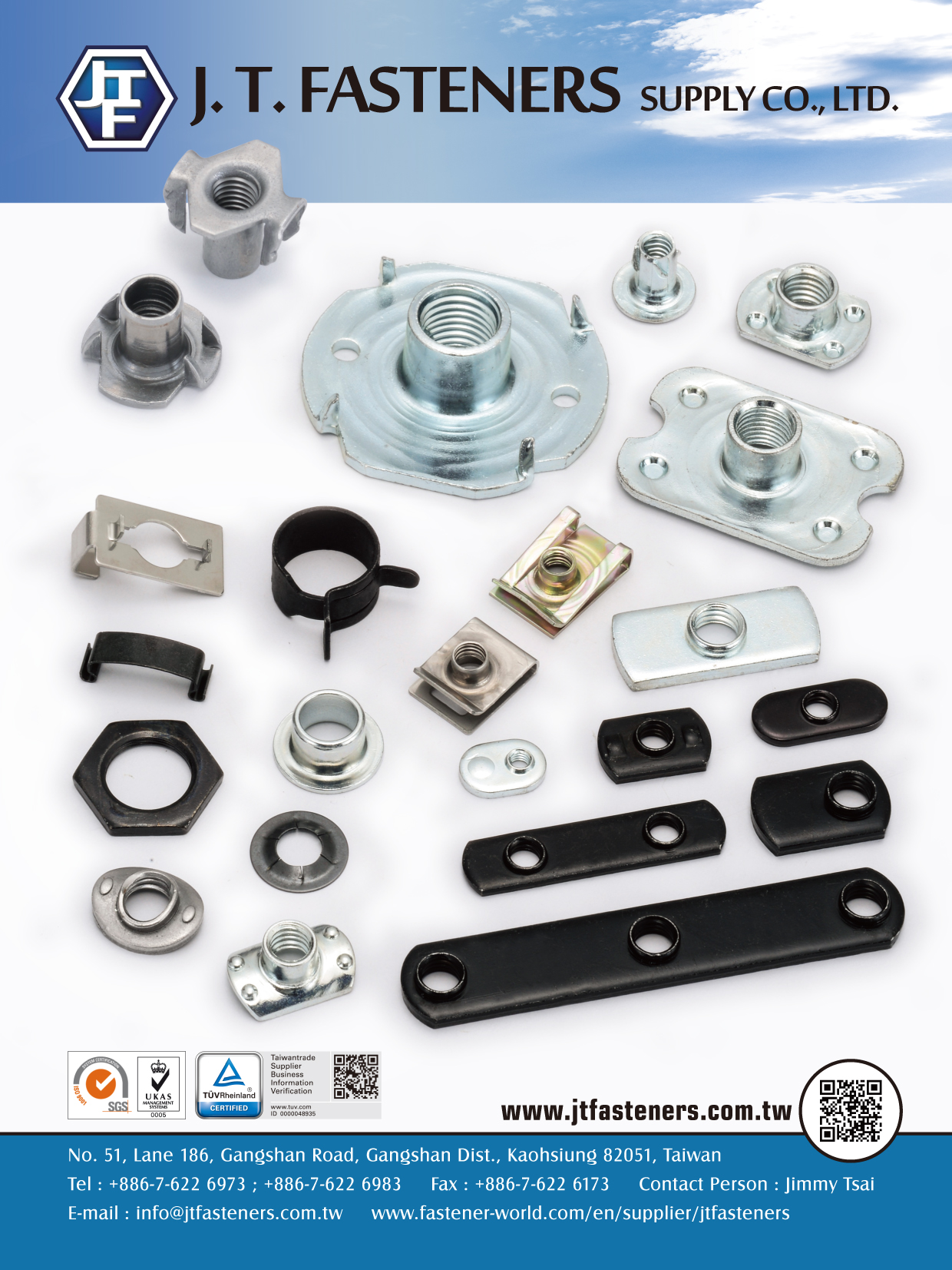 J. T. FASTENERS SUPPLY CO., LTD.  Online Catalogues