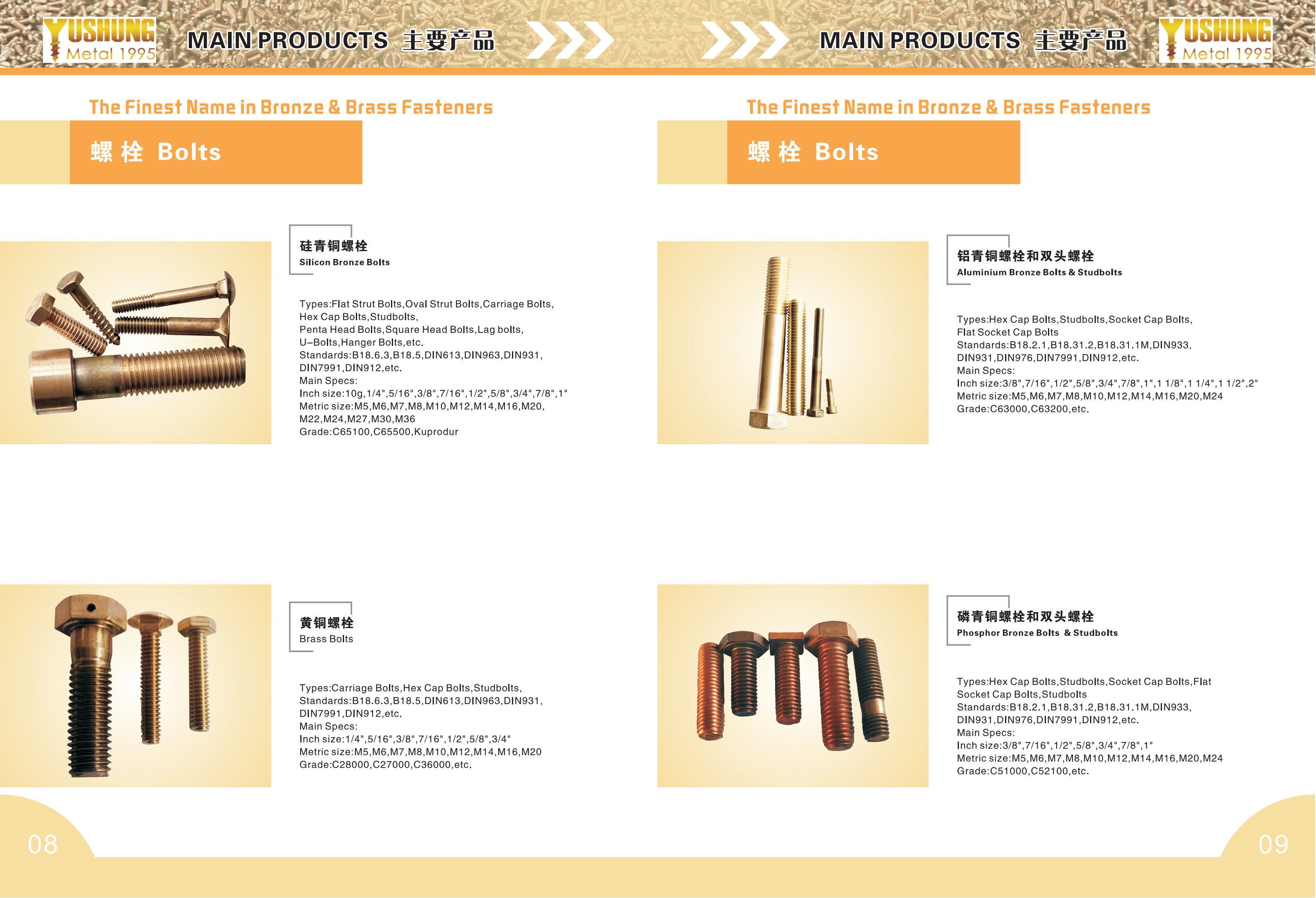 Chongqing Yushung Non-Ferrous Metals Co., Ltd._Online Catalogues