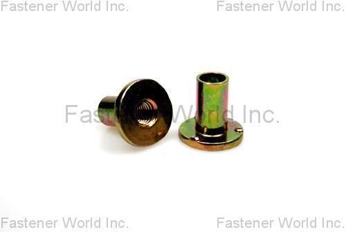 CHONG CHENG FASTENER CORP. (CFC) , ROUND TEE NUT WITH 3 NIBS , Tee Nuts