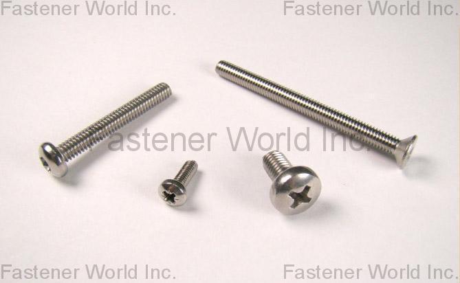 A-PLUS SCREWS INC. , MACHINE SCREWS , Machine Screws