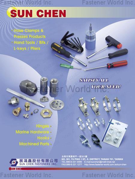 展鴻鑫股份有限公司  , hose clamps, presses products, hand tools, bits, L-keys , 管夾