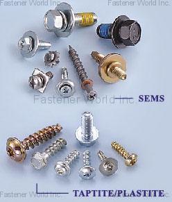 KATSUHANA FASTENERS CORP.  , Sems, Taptite/Plastite , SEMS Screws