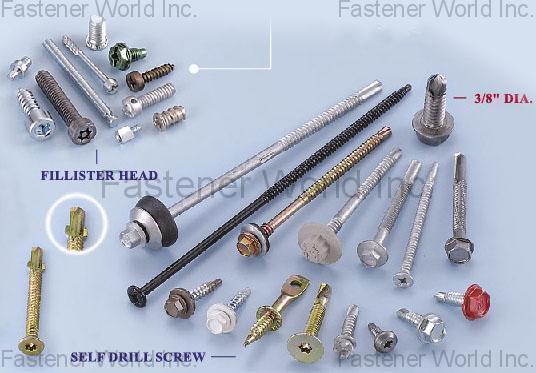 KATSUHANA FASTENERS CORP.  , Self Drill Screw, Fillister Head , Self-drilling Screws