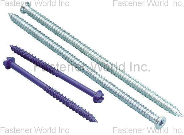 RAY FU ENTERPRISE CO., LTD. , Concrete Screw , Concrete Screws