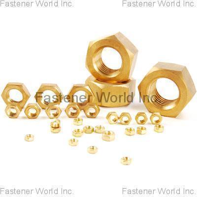 HAIYAN SANHUAN FASTENERS CO., LTD. , Brass Hexagon Nuts , Brass & Bronze Nuts Brass