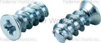 ZYH YIN ENT. CO., LTD.  , Flat Head Euro Screw , Screws