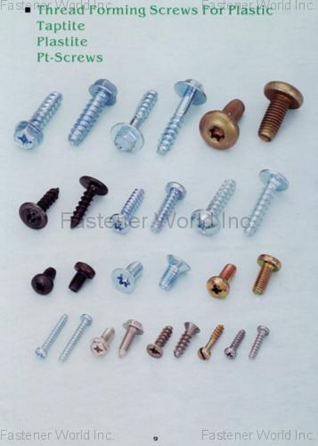 PENGTEH INDUSTRIAL CO., LTD.  , Thread Forming Screws For Plastic,TRI-LOBULAR,Plastite,Pt-Screws , Pt Screws