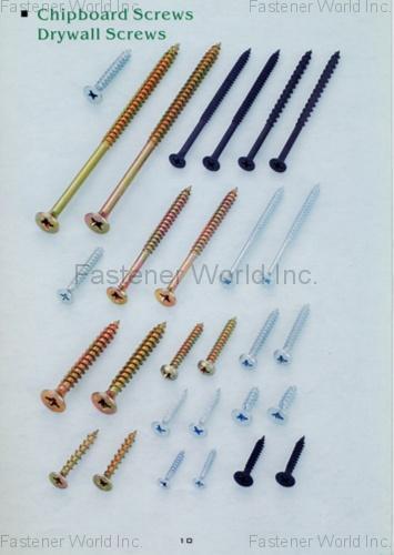 PENGTEH INDUSTRIAL CO., LTD.  , Chipboard Screws, Drywall Screws , Chipboard Screws