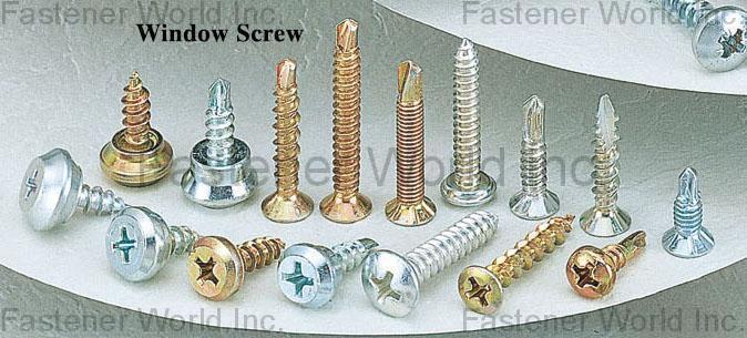 ALEX SCREW INDUSTRIAL CO., LTD.  , Window Screws , Door And Window Accessories