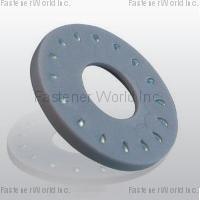 UTA AUTO INDUSTRIAL CO., LTD. , Tooth Lock Washer –  rubber wraps serrated steel washer, for eyebolt , Lock Washers