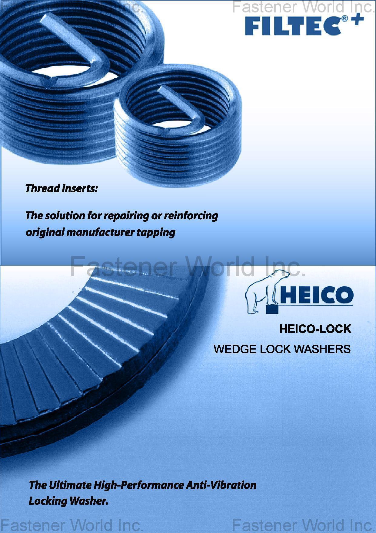 SIN HONG HARDWARE PTE. LTD  , THREAD INSERTS / LOCK WASHER , Special Parts