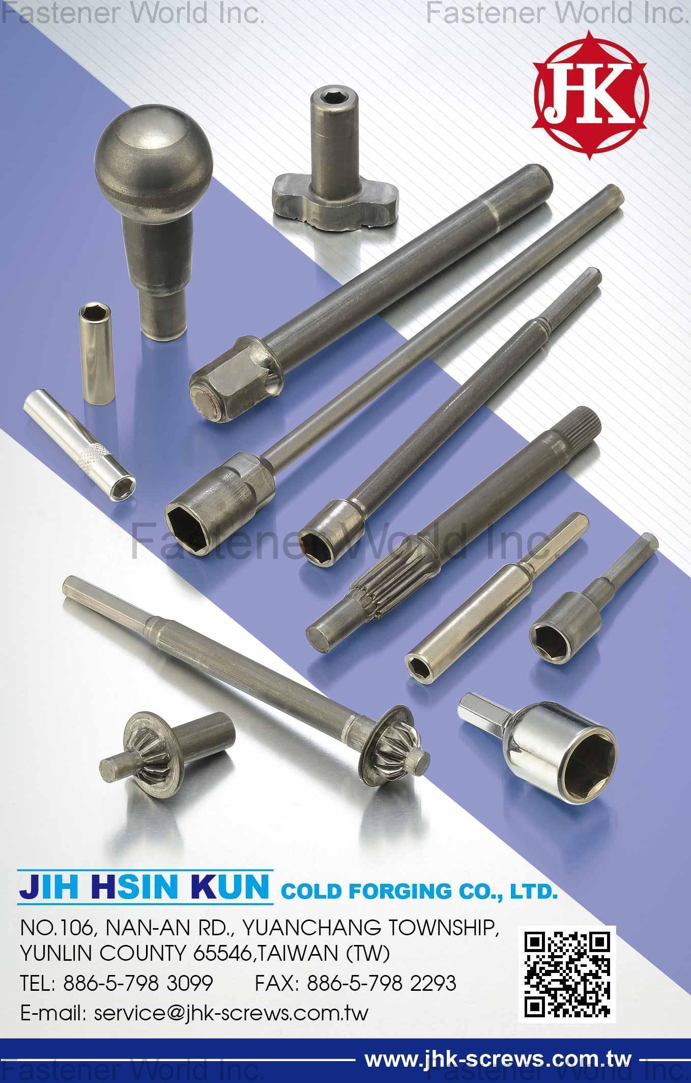 JIH HSIN KUN INDUSTRIAL CO.,LTD. , Stainless Steel Socket, Special Parts, Hand Tool Screw, Big Size Screw , Sockets