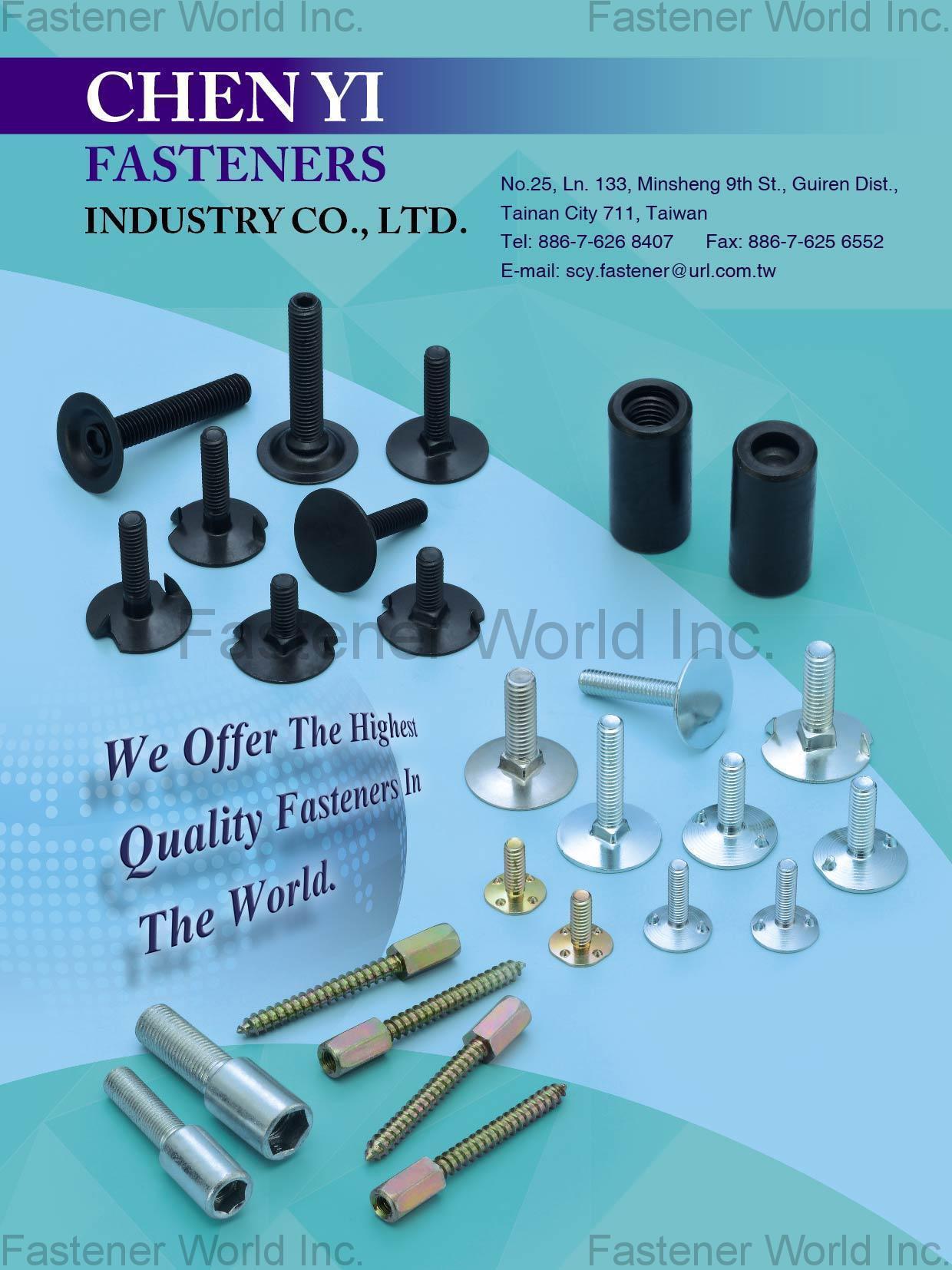 CHEN YI FASTENERS INDUSTRY CO., LTD. , Screws , Flat Head & Socket Head Cap Screws CHEN YI FASTENERS INDUSTRY CO., LTD. , Screws , Flat Head & Socket Head Cap Screws