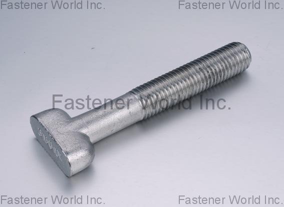 JINGLE-TECH FASTENERS CO., LTD. , T-head Bolts  , T-head Or T-slot Bolts