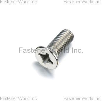 JINGLE-TECH FASTENERS CO., LTD. , Cross Recessed Raised Countersunk Screws  , Countersunk Screws