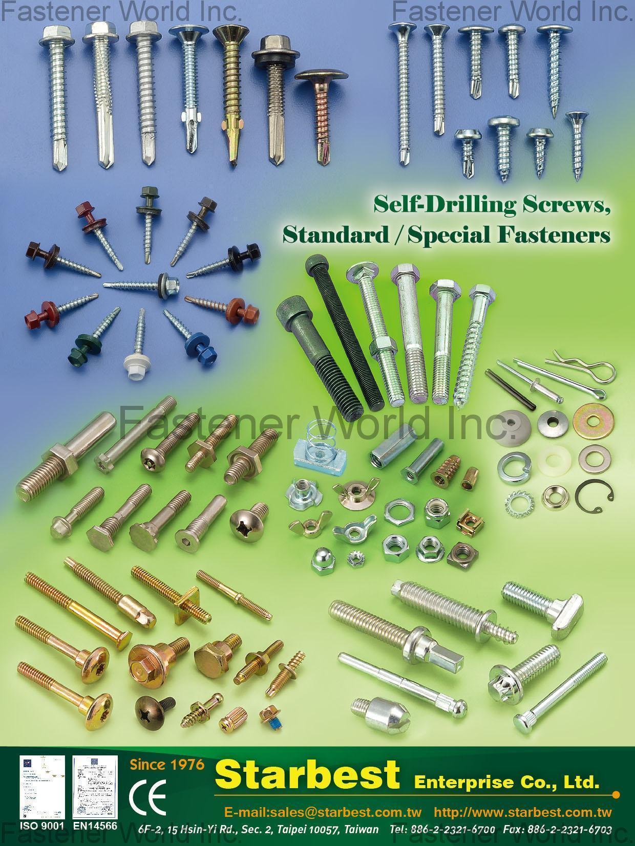 STARBEST ENTERPRISE CO., LTD.  , SELF DRILLING SCREWS , Self-drilling Screws